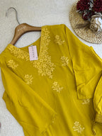 18824 Chikankari kurthi and palazzo set