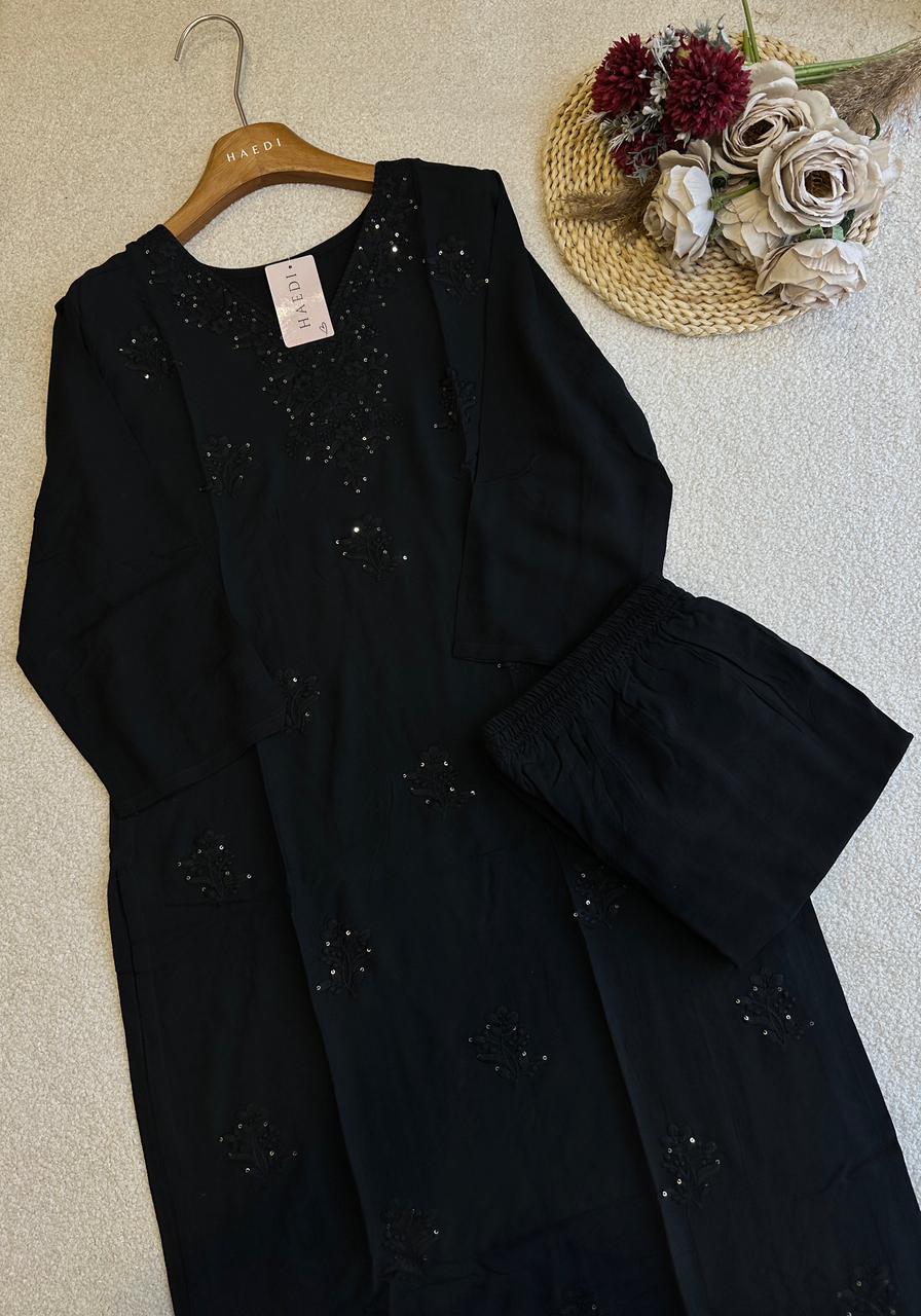 18824 Chikankari kurthi and palazzo set