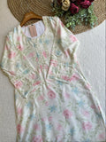 19970 Beautiful floral kurti & pant set