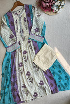19368 Polychanderi kurta pant set