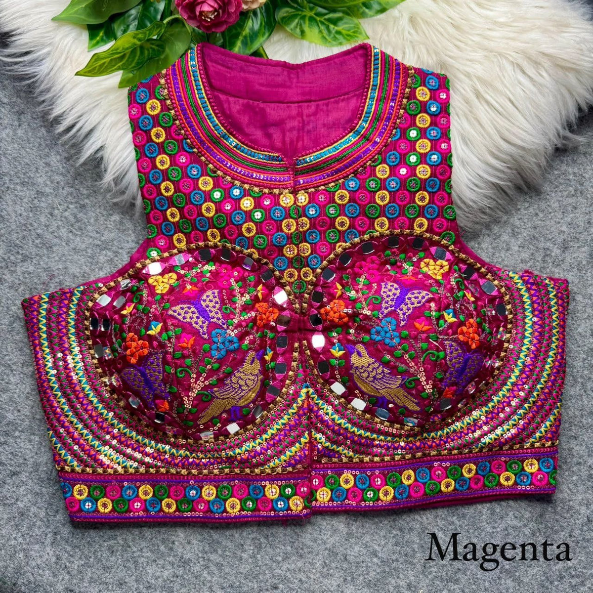 Celebrate Traditon In Every Stitch With Our Exquisite Hand Embroidered Heritage Blouse