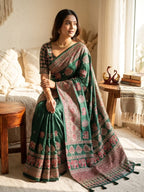 Royal Heritage Intricate Motif Saree for Timeless Celebrations - Surat Wholesale Ethnic Wear (Photo 10)