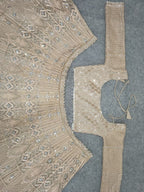 Intricate Chikankari Sequined Net Lehenga Set with Embellished Belt - Surat Wholesale Ethnic Wear (Photo 10)