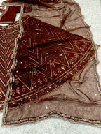 Intricate Zari Embroidered Silk Lehenga Set with Matching Dupatta - Surat Wholesale Ethnic Wear (Photo 10)