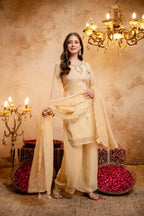Pastel Perfection Floral Embroidered Festive Suit Ensemble