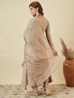 Regal Heritage Embroidered Anarkali Ensemble
