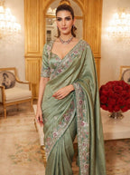 Timeless Floral Embellished Sarees Crafted for Sophisticated Celebrations