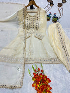 Regal Mirrorwork Palazzo Ensemble for Festive Celebrations