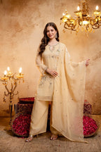 Pastel Perfection Floral Embroidered Festive Suit Ensemble