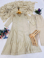 Regal Heritage Embroidered Anarkali Ensemble