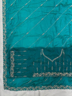 Timeless Splendor Embroidered Saree with Intricate Floral Zari Border Detailing - Surat Wholesale Ethnic Wear (Photo 12)