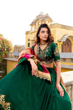 Royal Heritage Embroidered Lehenga Choli With Designer Dupatta