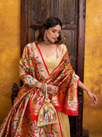 Traditional Woven Paithani Silk Lehenga Set with Rich Woven Dupatta - Surat Wholesale Ethnic Wear (Photo 12)
