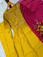 Regal Heritage Floral Embroidered Anarkali Suit Ensemble