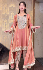 Regal Mirrorwork Palazzo Ensemble for Festive Celebrations