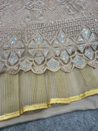 Intricate Chikankari Sequined Net Lehenga Set with Embellished Belt - Surat Wholesale Ethnic Wear (Photo 13)