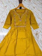 Regal Heritage Floral Embroidered Anarkali Suit Ensemble