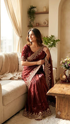 Timeless Splendor Ornate Woven Saree for Sophisticated Festive Occasions