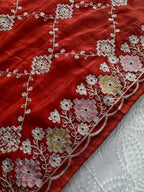 Opulent Luxury Floral Embroidered Saree with Intricate Motif Detailing - Surat Wholesale Ethnic Wear (Photo 14)