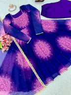 Elegant Orange Faux Designer Lehenga Set