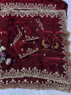 Timeless Splendor Ornate Woven Saree for Sophisticated Festive Occasions