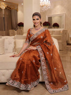 Timeless Floral Embellished Sarees Crafted for Sophisticated Celebrations