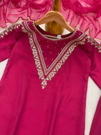 Regal Tradition Embroidered Ethnic Suit Set with Delicate Artisanal Detailing - Surat Wholesale Ethnic Wear (Photo 16)