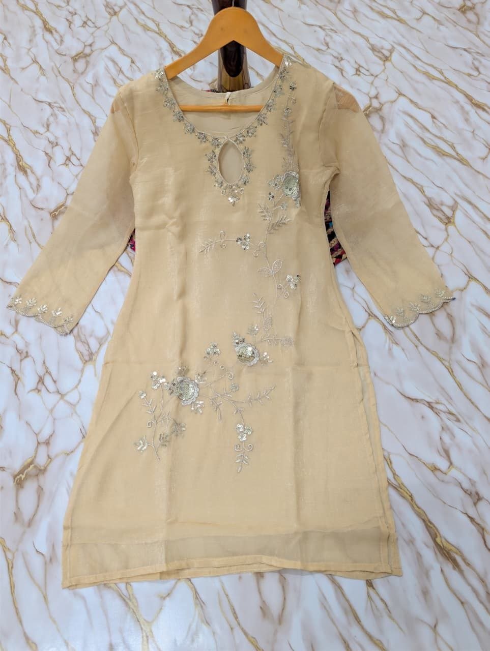 Pastel Perfection Floral Embroidered Festive Suit Ensemble