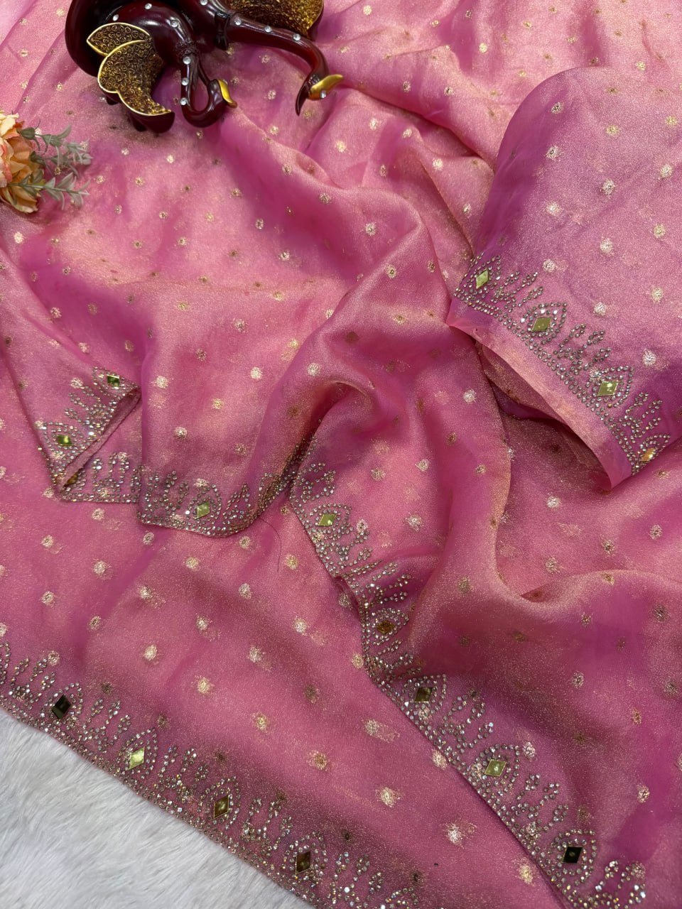 Timeless Splendor Embellished Drapes for Grand Celebrations