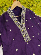 Regal Tradition Embroidered Festive Anarkali Ensemble