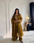 Regal Embroidered Anarkali Ensemble for Timeless Festive Celebrations
