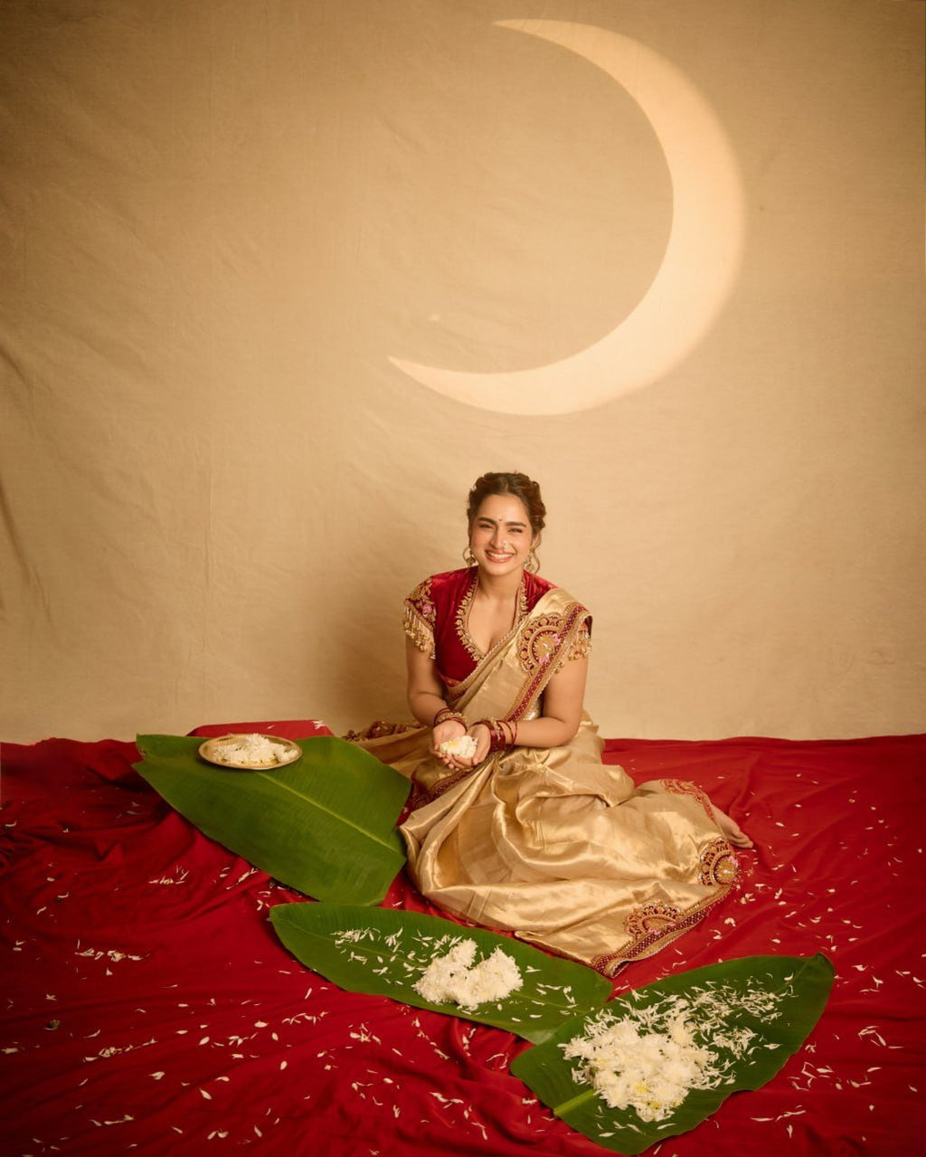 Artisanal Embroidered Drapes with Heritage Motifs for Festive Occasions