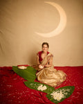 Artisanal Embroidered Drapes with Heritage Motifs for Festive Occasions
