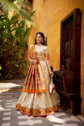 Traditional Woven Paithani Silk Lehenga Set with Rich Woven Dupatta - Surat Wholesale Ethnic Wear (Photo 1)