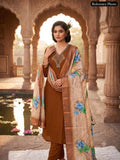 Royal Heritage Floral Printed Dupatta Suit Set with Intricate Ethnic Embroidery - Surat Wholesale Ethnic Wear (Photo 1)