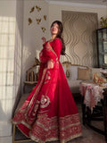 Regal Embroidered Anarkali Ensemble for Grand Festive Celebrations