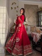 Regal Embroidered Anarkali Ensemble for Grand Festive Celebrations