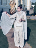 Regal Heritage Embroidered Ensemble for Timeless Festive Celebrations
