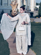 Regal Heritage Embroidered Ensemble for Timeless Festive Celebrations