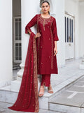 Royal Heritage Embroidered Kurta Set with Ornate Dupatta - Surat Wholesale Ethnic Wear (Photo 1)