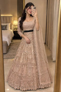 Intricately Embroidered Mirror Work Flared Lehenga Choli with Dupatta - Surat Wholesale Ethnic Wear (Photo 1)