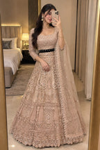 Intricately Embroidered Mirror Work Flared Lehenga Choli with Dupatta - Surat Wholesale Ethnic Wear (Photo 1)