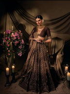 Intricate Zari Embroidered Silk Lehenga Set with Matching Dupatta - Surat Wholesale Ethnic Wear (Photo 1)