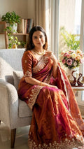Timeless Splendor Ornate Woven Saree for Sophisticated Festive Occasions