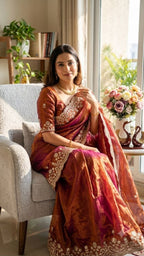 Timeless Splendor Ornate Woven Saree for Sophisticated Festive Occasions