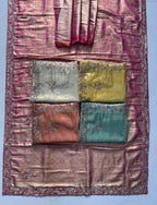Heritage Loom Saree with Ornate Floral Zari and Jewel-Edged Pallu