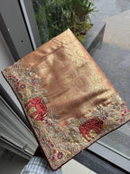 Artisanal Heritage Embroidered Saree for Grand Celebrations