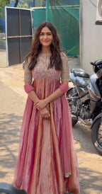 Regal Embroidered Anarkali Ensemble for Grand Festivities