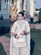 Regal Heritage Embroidered Ensemble for Timeless Festive Celebrations