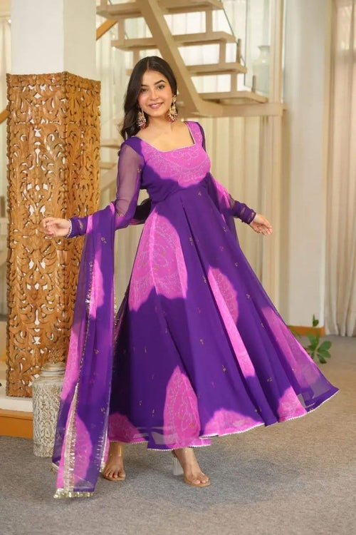 Elegant Orange Faux Designer Lehenga Set